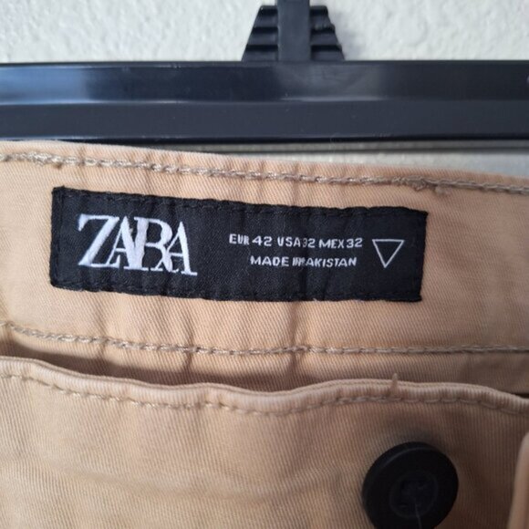 Zara Man Pants Tan Size 32 - Picture 3 of 7